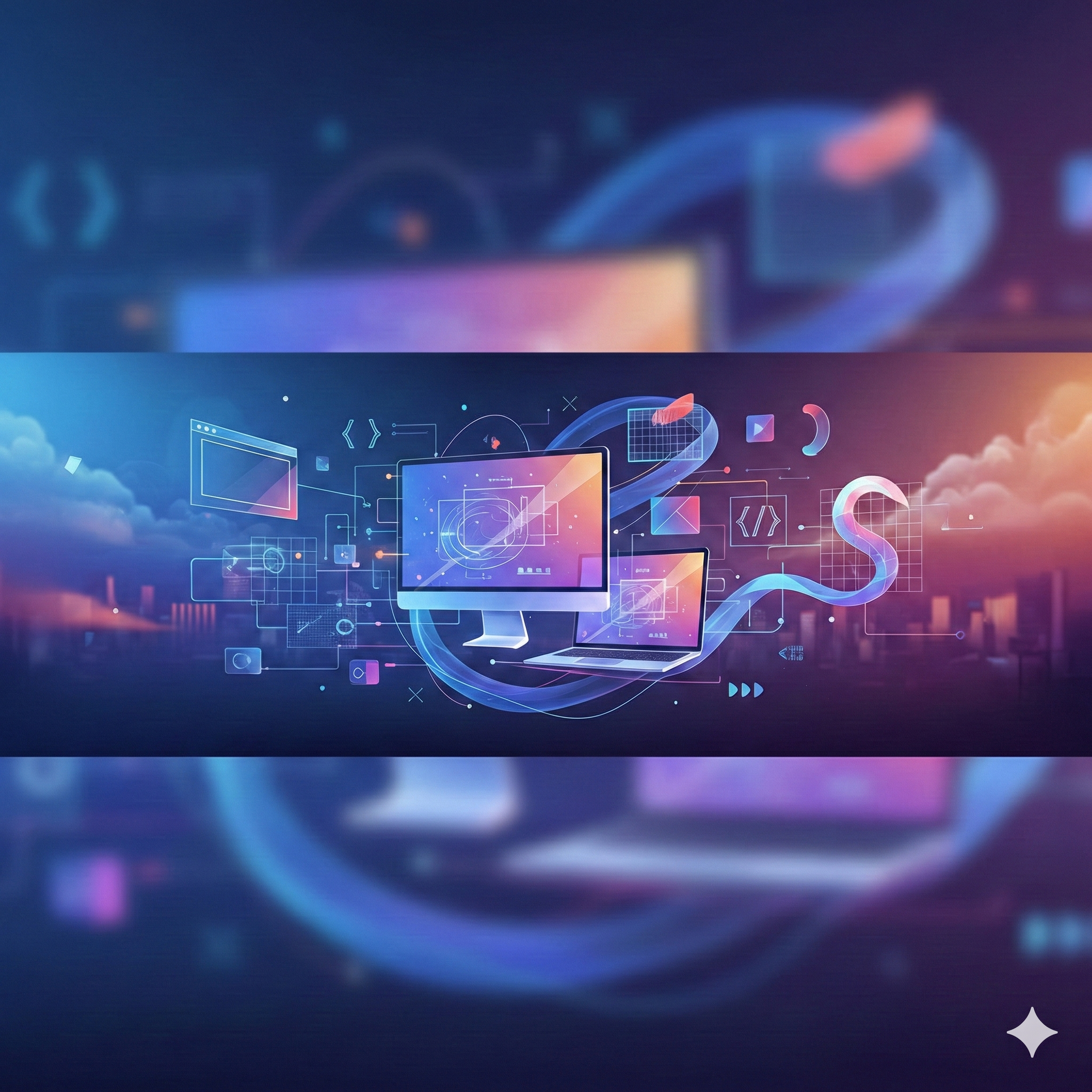 Web Production(WEB制作の事業紹介メイン画像です)